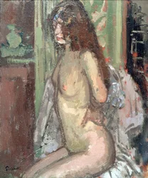 Sitzender Akt, Paris, 1906